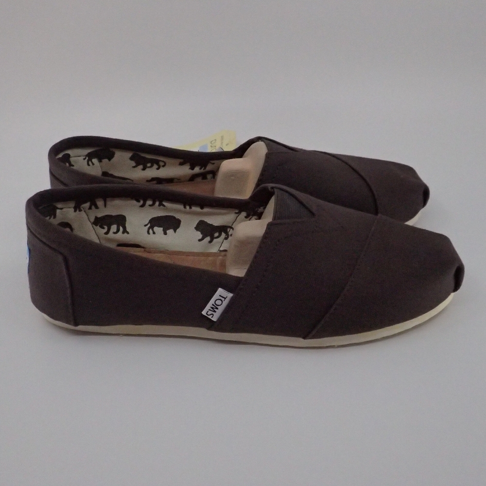 Toms Brown Canvas Shoes Men’s 9 - NWT - Picture 3 of 4